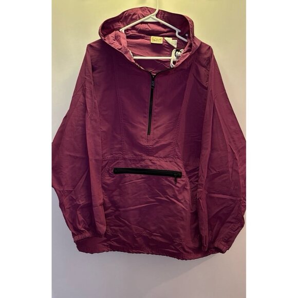 Woolrich‎ Fuchsia pull over jacket (80s /90s) men’s large - Picture 1 of 7